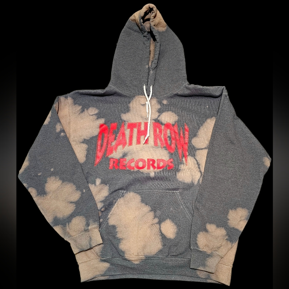 Death Row Records Tie Dye Hoodie- Unisex Small